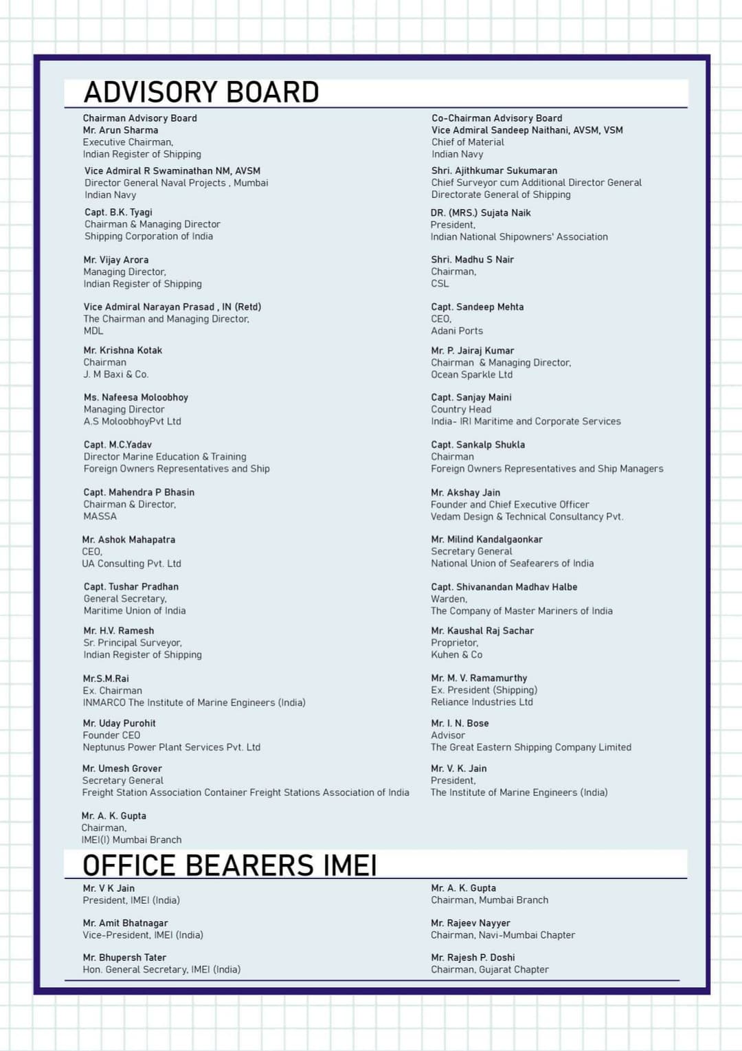 Third Information Brochure — page 2 programme schedule