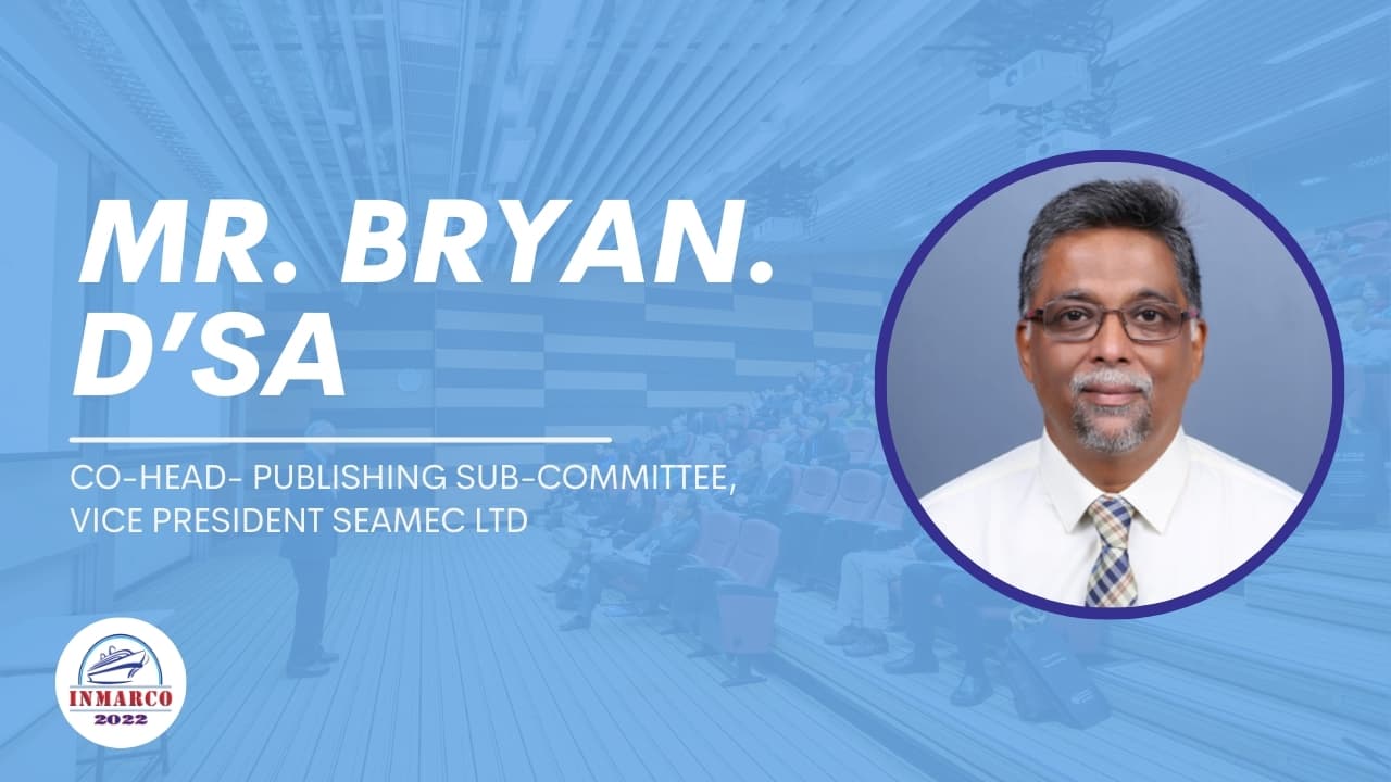 Mr. B.D.D'sa, Co-Head- Publishing Sub-Committee & Vice President SEAMEC Ltd promotional video thumbnail