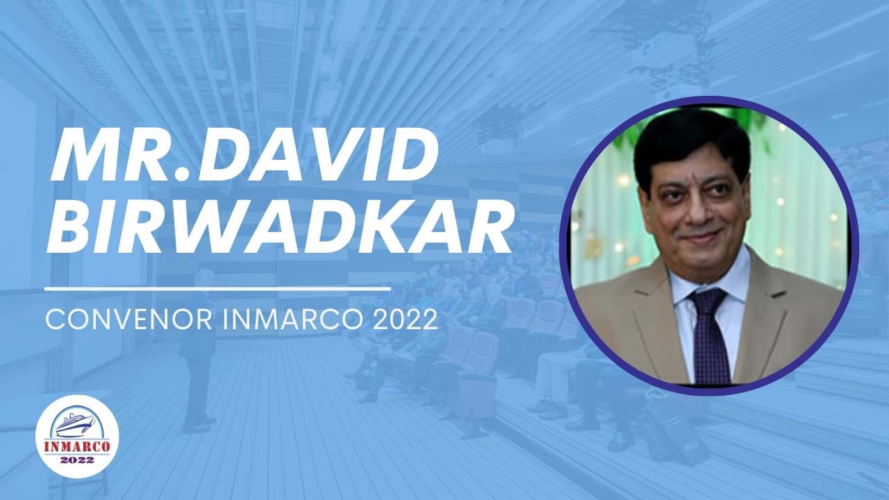 Mr. David Birwadkar- Convenor INMARCO 2022 promotional video thumbnail