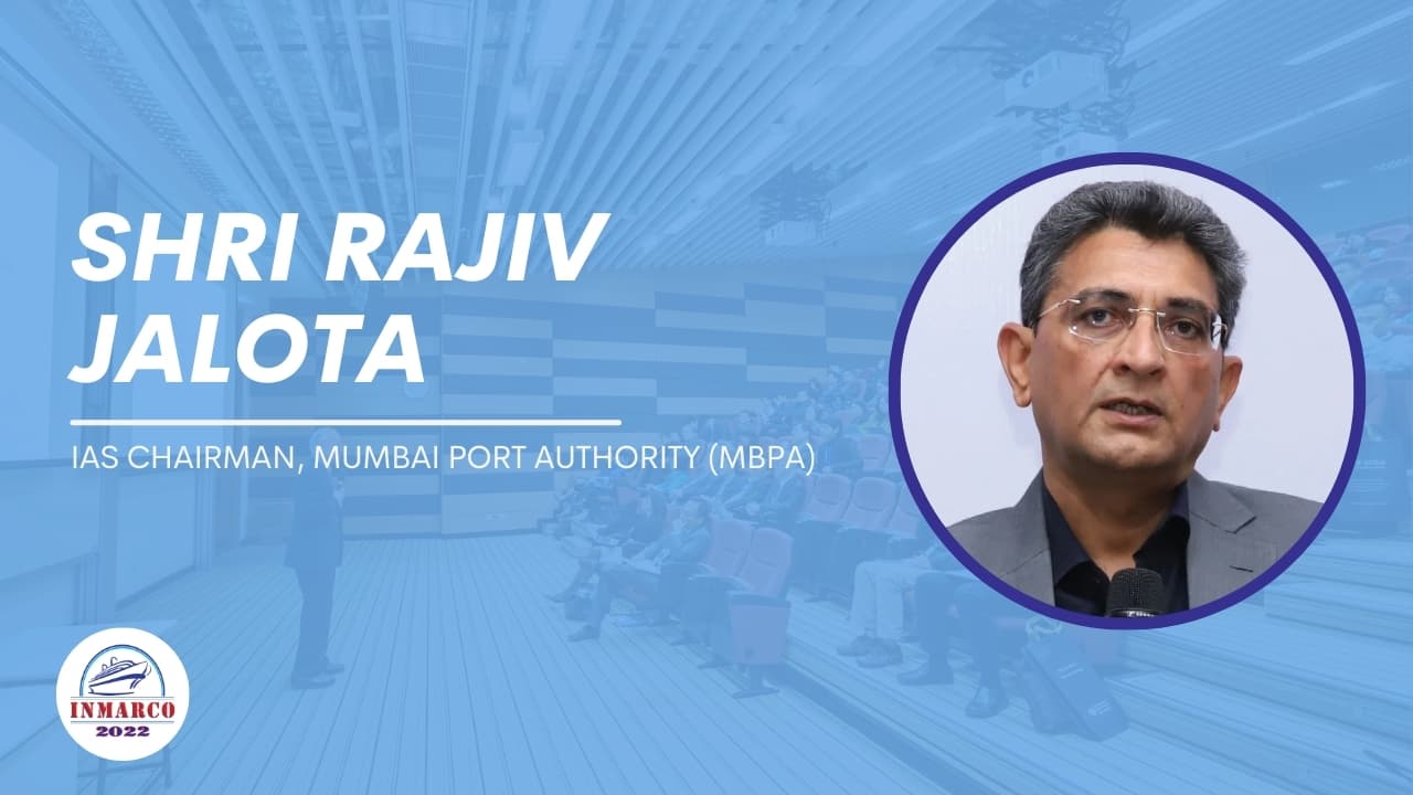 Shri Rajiv Jalota, IAS Chairman, Mumbai Port Authority (MbPA) promotional video thumbnail