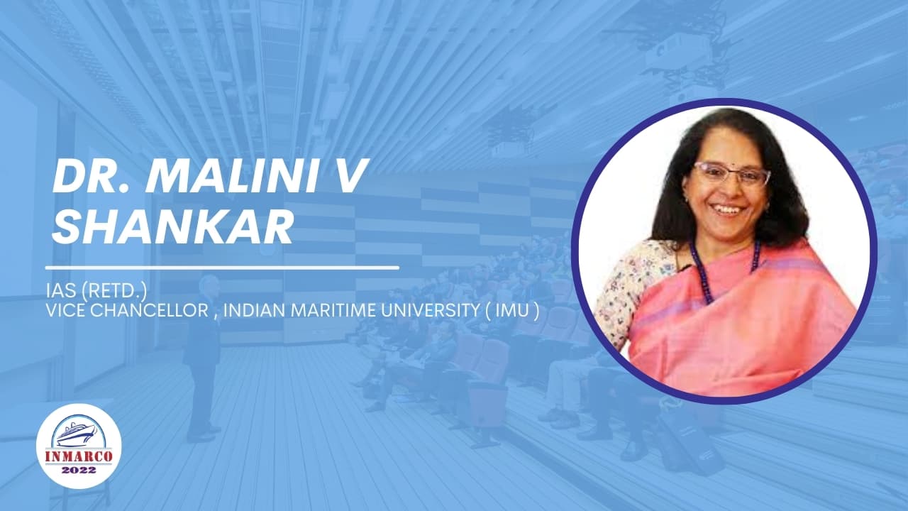 Dr.Malini V Shankar, IAS (Retd.) Vice Chancellor , Indian Maritime University ( IMU ) promotional video thumbnail