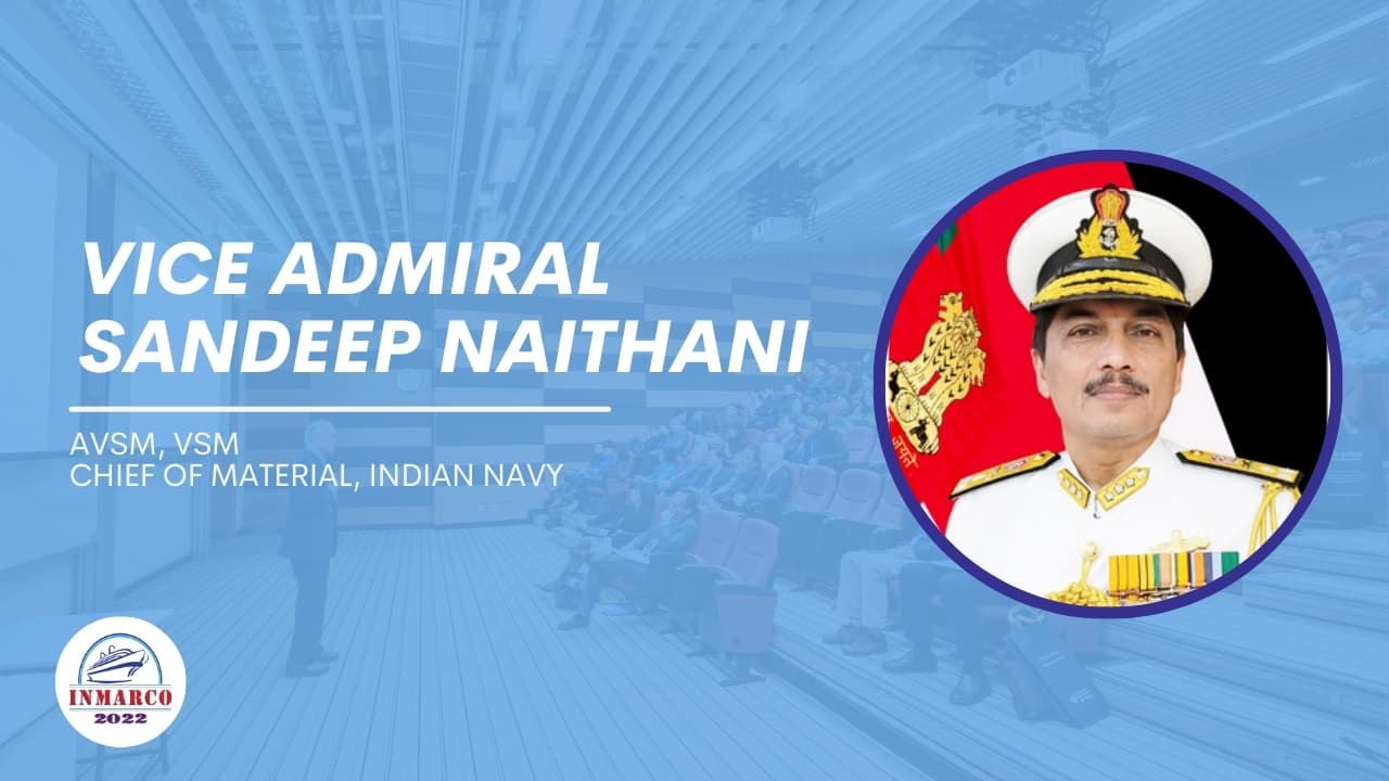 Vice Admiral Sandeep Naithani, AVSM, VSM Chief of Material , Indian Navy promotional video thumbnail